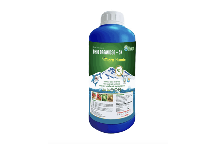 PHÂN BÓN HỮU CƠ OHIO ORGANIC60 + 5K KONA
