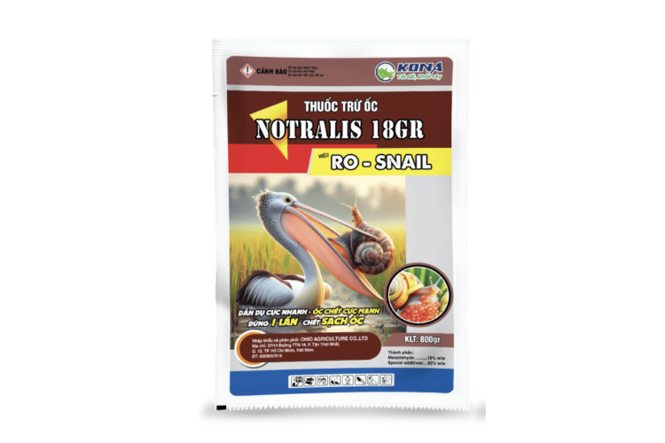THUỐC TRỪ ỐC RO - SNAIL (HIỆU NOTRALIS 18GR) KONA