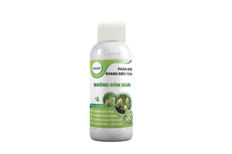 PHÂN BÓN VIGAMI KHANG ĐIỀN TC04 BUÔNG ĐÒN XOÀI  500ML