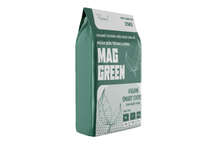 PHÂN BÓN TRUNG LƯỢNG MAG GREEN 25KG