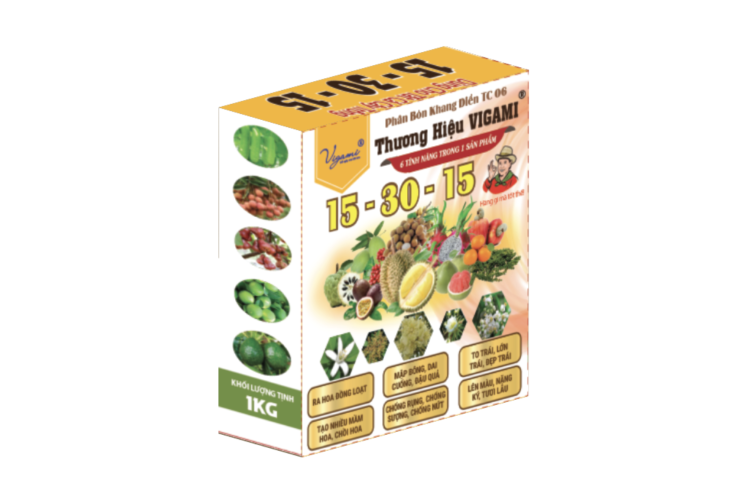 PHÂN BÓN VIGAMI® 15-30-15 (DẠNG BỘT) 1KG 