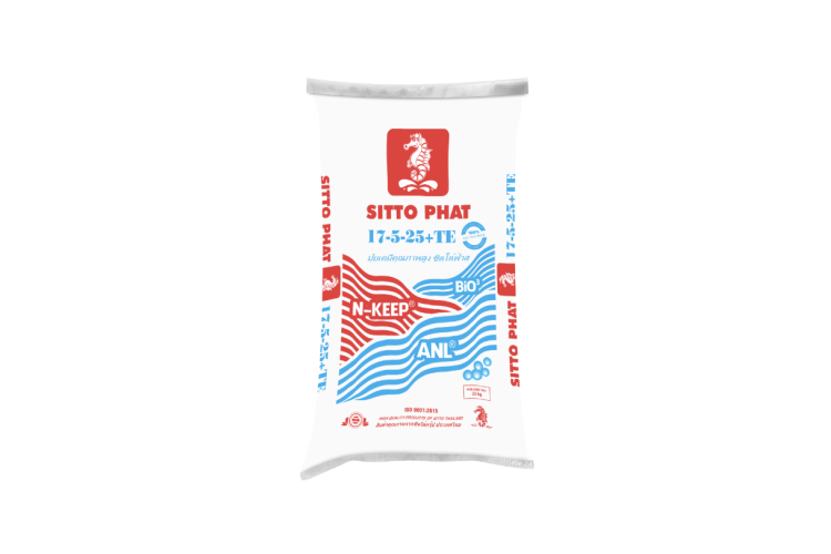 PHÂN BÓN HỖN HỢP NPK SITTO PHAT 17-5-25+TE (BAO 25KG)