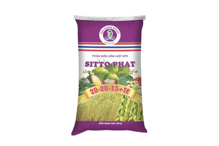 PHÂN BÓN NPK SITTO PHAT 20-20-15+TE 50KG