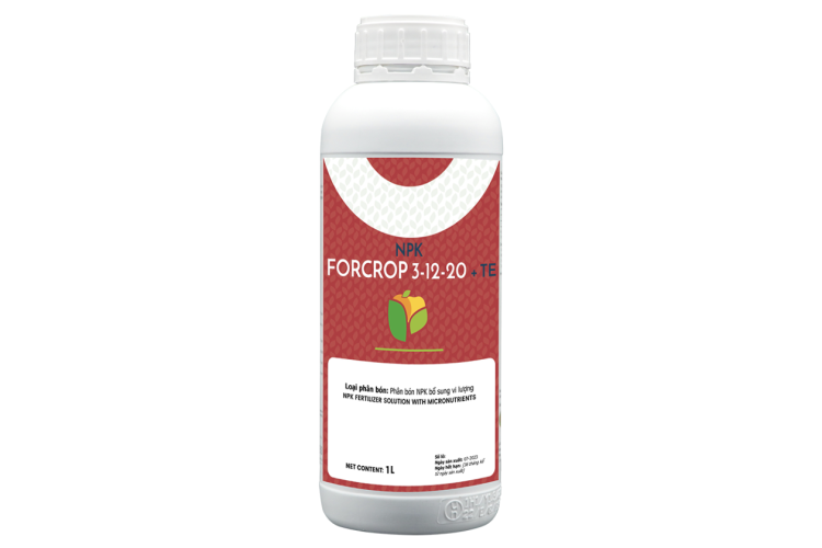 Phân Bón Vi Lượng NPK FORCROP 3-12-20+TE