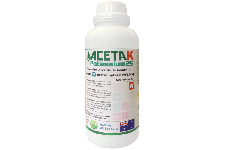 PHÂN BÓN LÁ KALI VI LƯỢNG ACETAK POTASSIUM 25