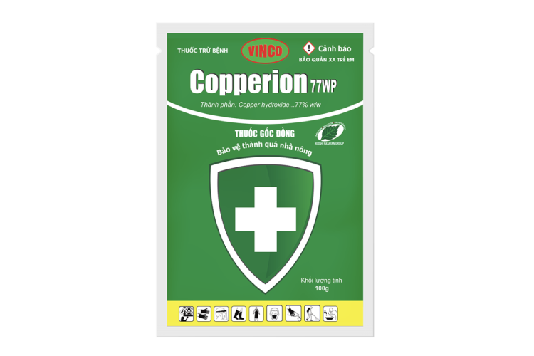 THUỐC TRỪ BỆNH GỐC ĐỒNG COPPERION 77WP