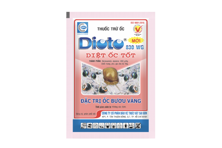 THUỐC TRỪ ỐC DIOTO 830WG