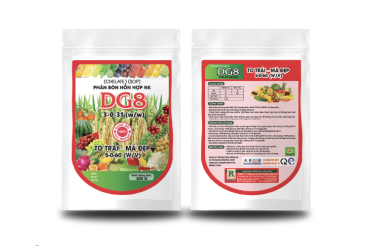 PHÂN BÓN HỖN HỢP NK DG8 3-0-31 (GELFOL 5-0-60)