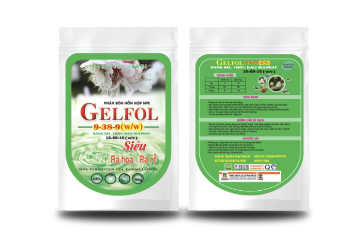 PHÂN BÓN HỖN HỢP NPK GELFOL 9-38-9 16-69-16 (100GR)