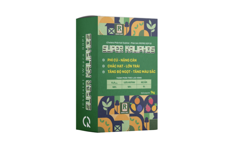 PHÂN BÓN SUPER KALIPHOS (KALI SULPHAT - WOPRO SOP 50)
