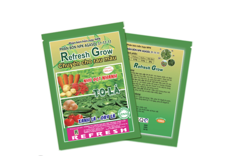 PHÂN BÓN NPK AGASOL 31-11-11 REFRESH GROW 