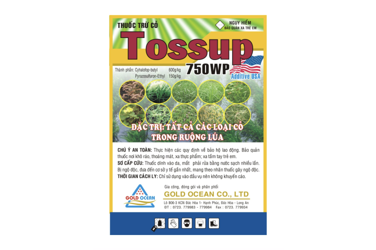 THUỐC TRỪ CỎ TOSSUP 750WP 