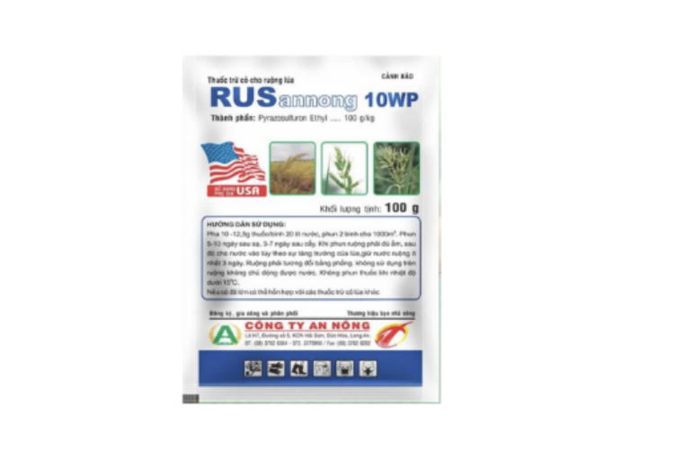 THUỐC TRỪ CỎ RUS annong 10WP 