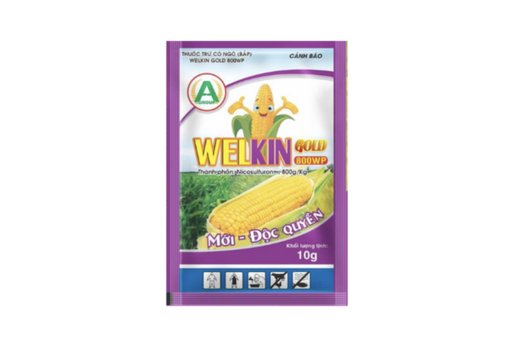 THUỐC TRỪ CỎ NGÔ WELKIN GOLD 800WP (BẮP) 