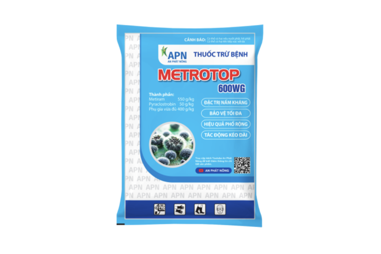 THUỐC TRỪ BỆNH METROTOP 600WG APN