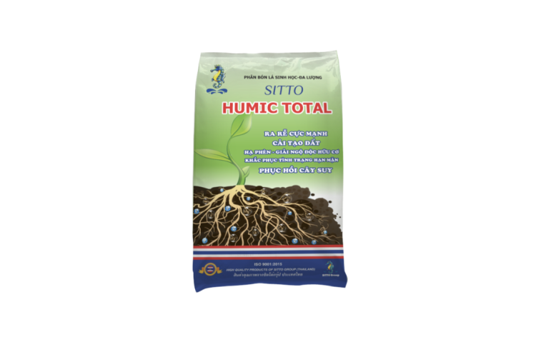 Phân bón lá SITTO HUMIC TOTAL (Gói 1kg)