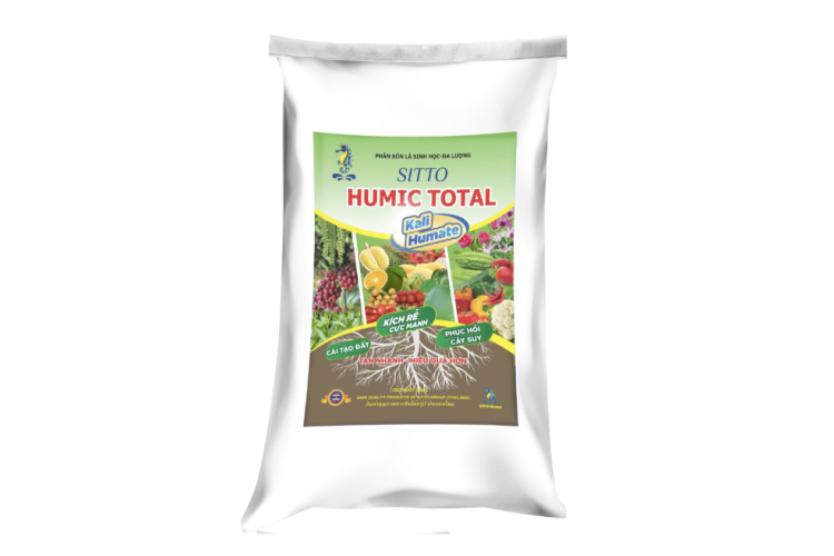 Phân bón lá sinh học SITTO HUMIC TOTAL (Bao 10kg)
