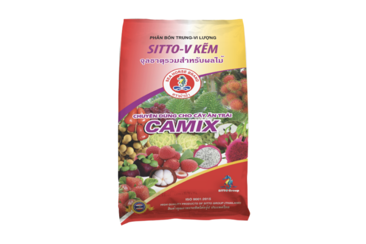 Phân bón lá SITTO-V KẼM (CAMIX CÂY ĂN TRÁI) (Gói 5kg)