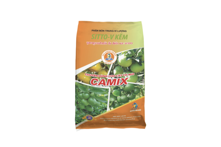 Phân bón SITTO-V KẼM CAMIX CÂY CÓ MÚI (Gói 5kg)