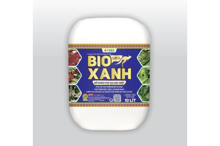 Phân bón sinh học BIO XANH GOLD CAN 10 LÍT