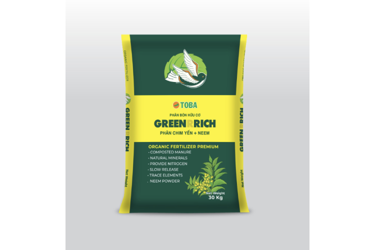 Phân Hữu Cơ GREEN RICH Bao 30kg