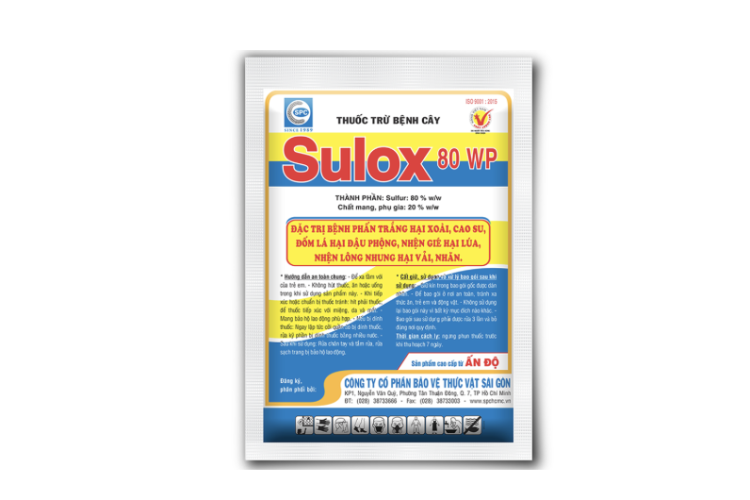 THUỐC TRỪ BỆNH SULOX 80WP