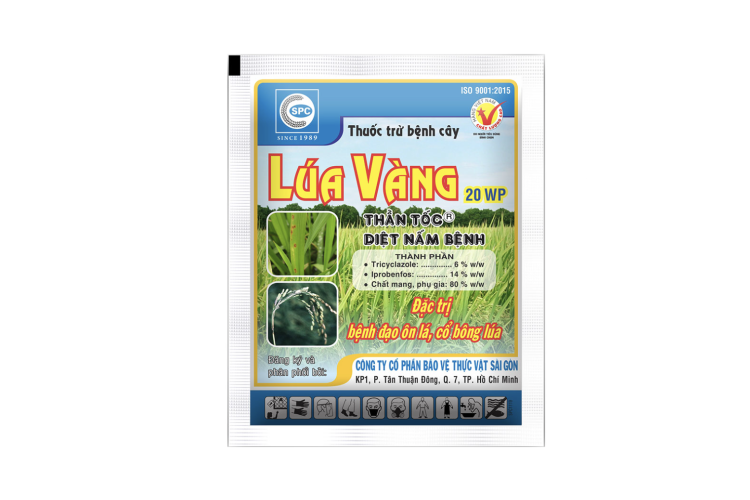 Thuốc trừ bệnh LÚA VÀNG 20WP