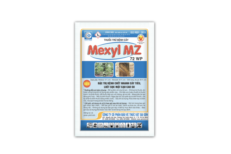 THUỐC TRỪ BỆNH MEXYL MZ 72WP