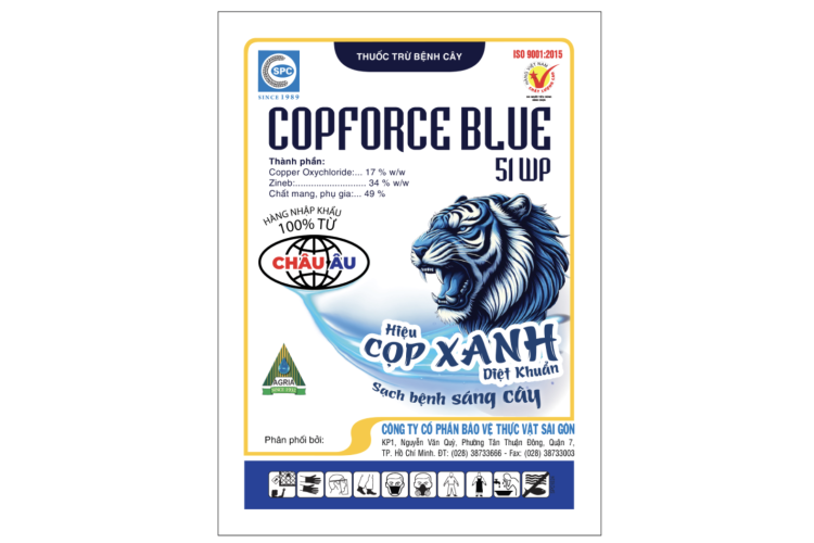 THUỐC TRỪ BỆNH COPFORCE BLUE 51WP HIỆU CỌP XANH