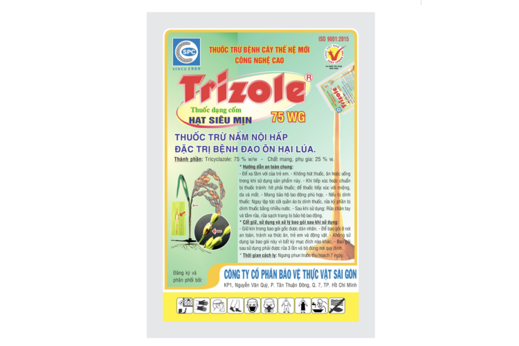 THUỐC TRỪ BỆNH TRIZOLE 75WG