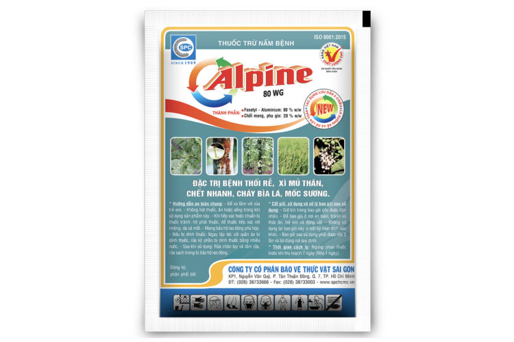 THUỐC TRỪ BỆNH ALPINE 80WG