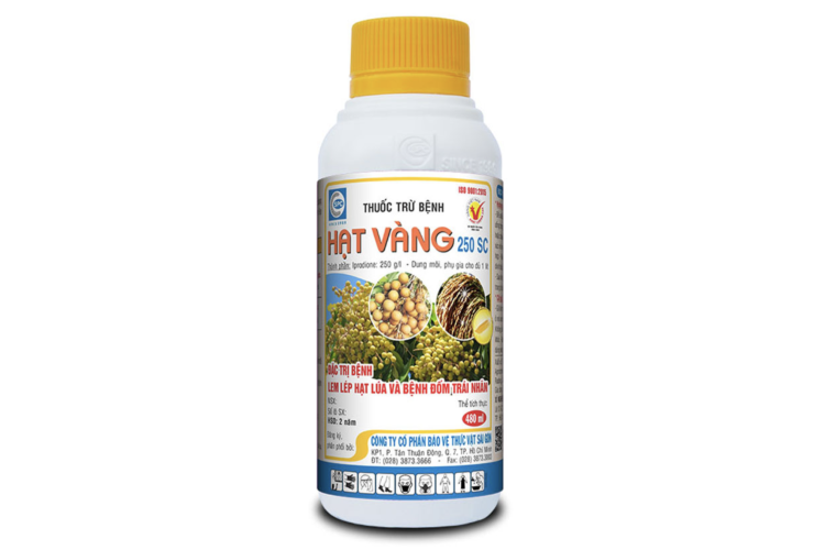 THUỐC TRỪ BỆNH HẠT VÀNG 250SC