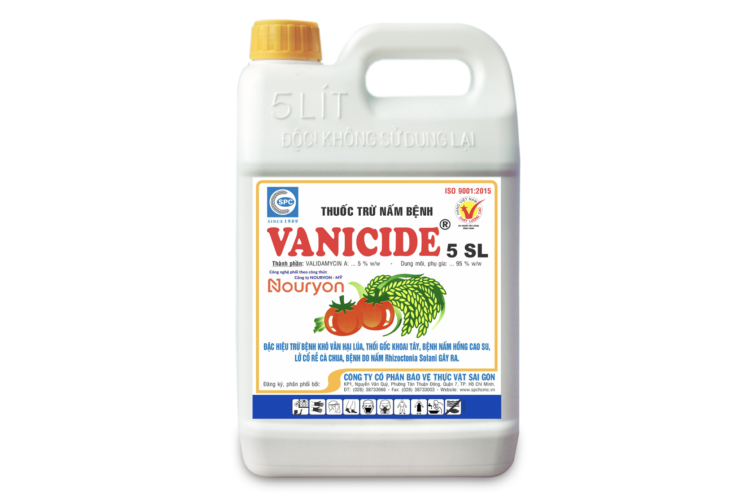 THUỐC TRỪ NẤM BỆNH VANICIDE 5SL 5 Lít