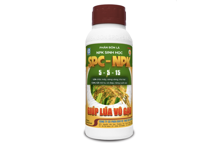 PHÂN BÓN LÁ NPK SINH HỌC SPC-NPK 5-5-15