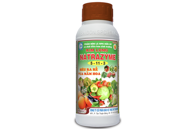 PHÂN BÓN LÁ NPK HỮU CƠ KIM LONG NATRAZYME 5-11-3
