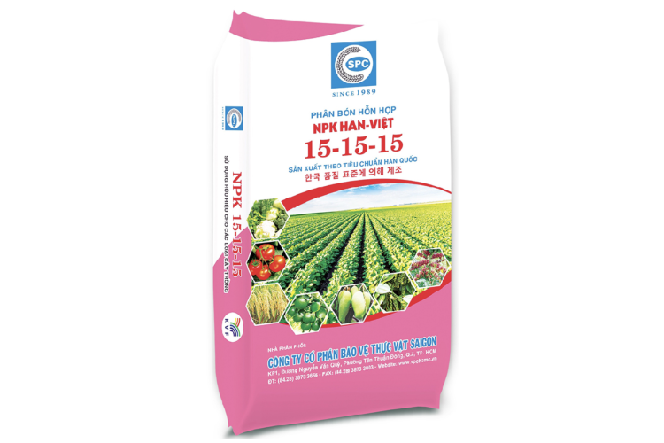 PHÂN BÓN HỖN HỢP NPK HÀN-VIỆT 15-15-15