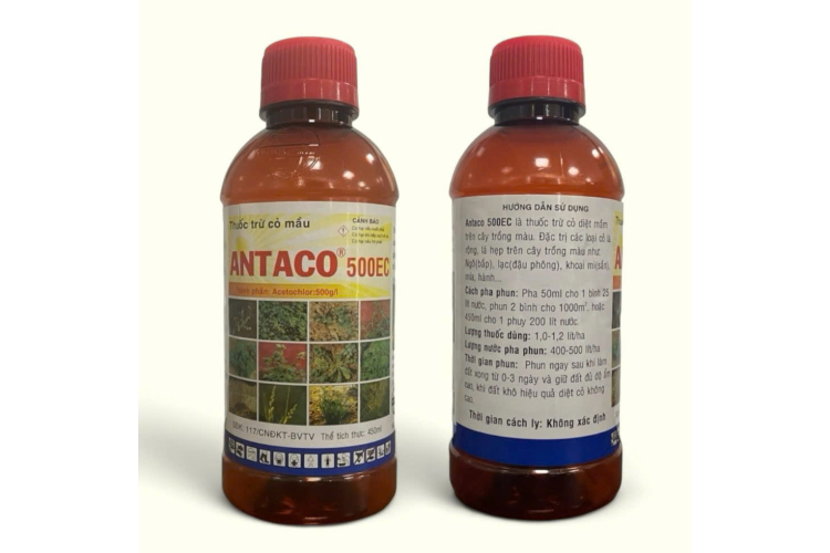 THUỐC TRỪ CỎ MẦU ANTACO 500EC 450ML