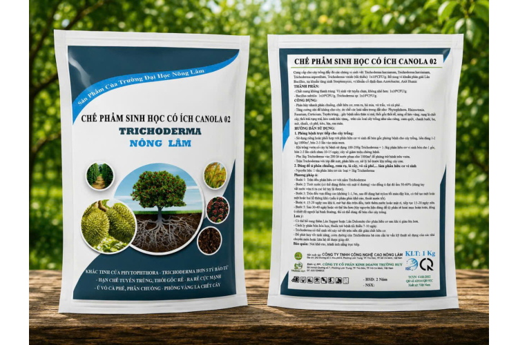 CHẾ PHẨM SINH HỌC CANOLA 02 - TRICHODERMA NÔNG LÂM