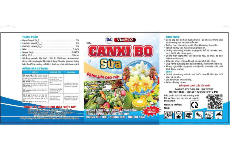 VIMY 02 CANXI-BO SỮA 500ML