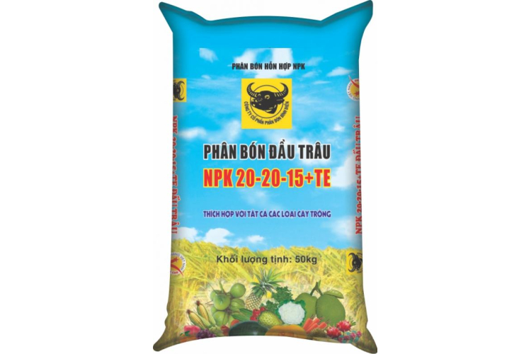 NPK  20 - 20 - 15 + TE 50KG  BÌNH ĐIỀN