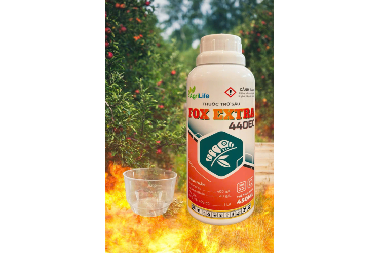 THUỐC TRỪ SÂU FOX EXTRA 440EC 450ML
