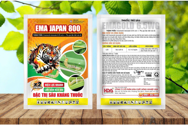 EMA JAPAN 800 EMAGOLD 6.5WG 100G HÓA CHẤT NÔNG NGHIỆP HDA