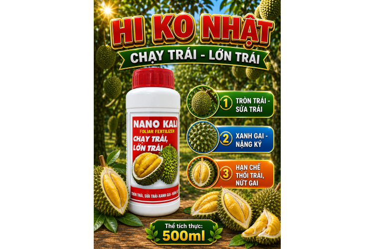 Phân bón lá HI KO NHẬT Nano Kali (NCP)