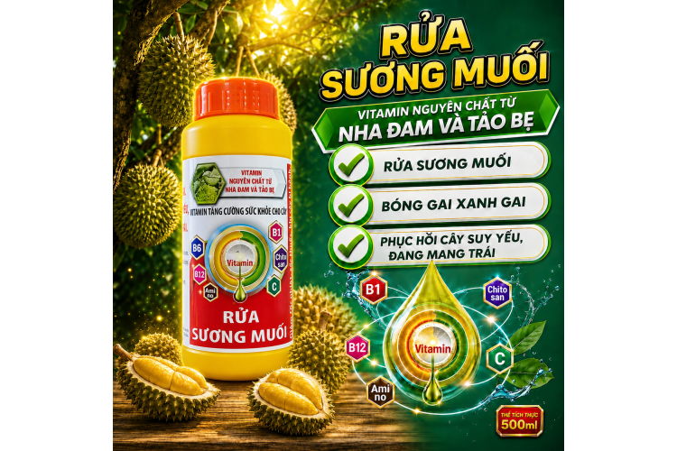HI PAS RỬA SƯƠNG MUỐI Sầu riêng Chai 500ml (NGN)