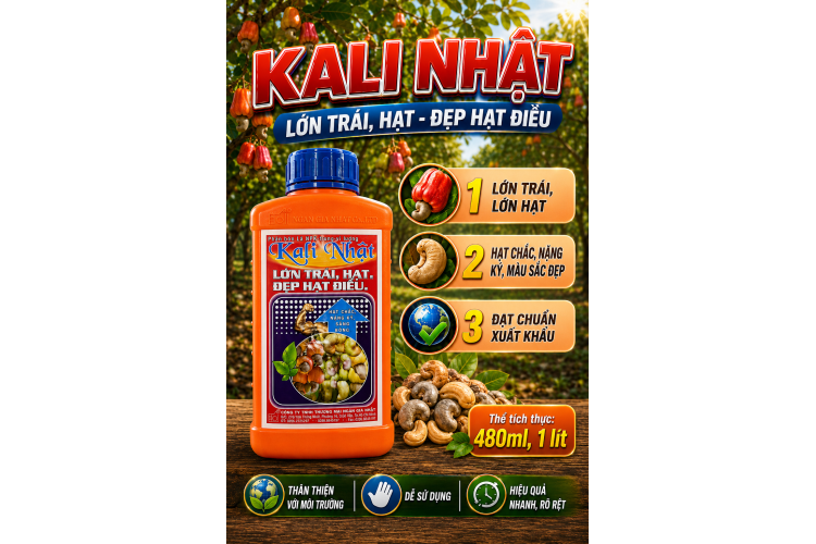 Phân bón KALI NHẬT Dành cho cây Điều (NGN)
