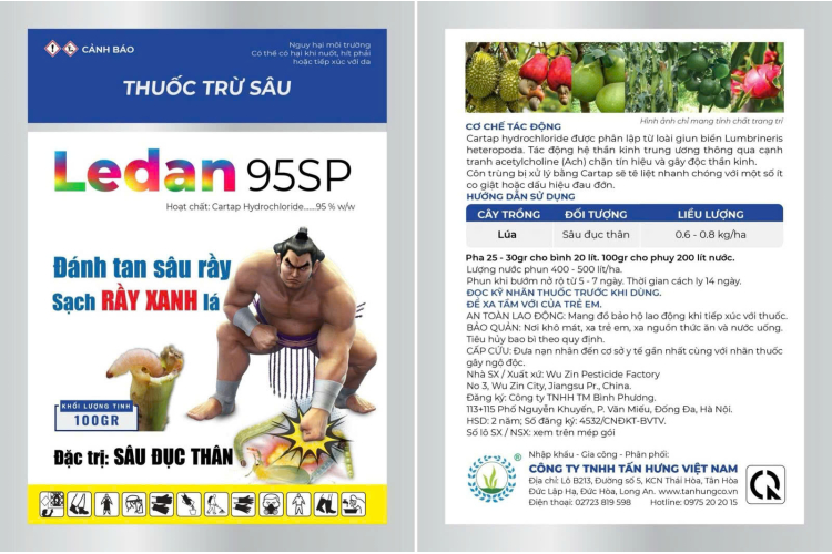 THUỐC TRỪ SÂU LEDAN 95SP