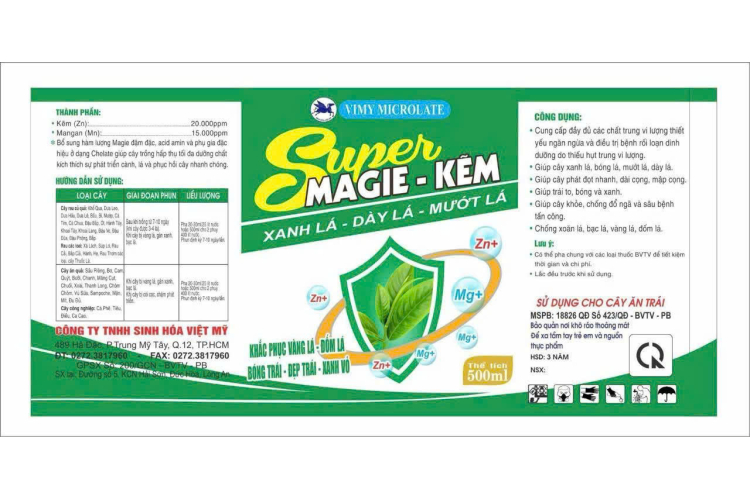 VIMY MICROLATE SUPER MAGIE - KẼM 500ML