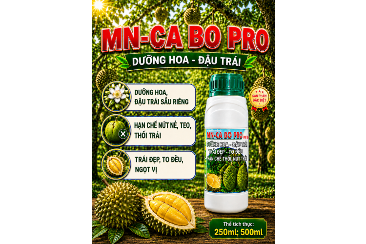 MN-CA BO PRO (PRO 5H) - Dưỡng hoa - Đậu trái Sầu riêng (NCP)