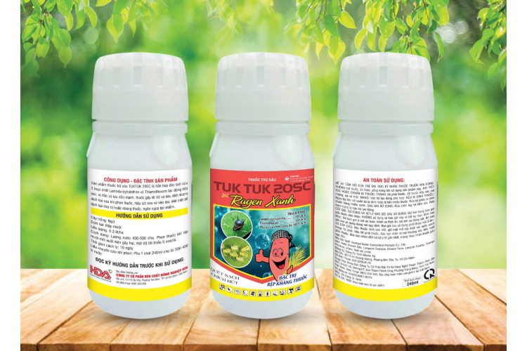 THUỐC TRỪ SÂU TUK TUK 20SC Hiệu RAGEN XANH 240ML
