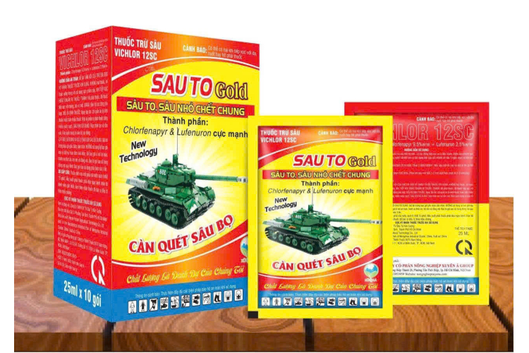 THUỐC TRỪ SÂU VICHLOR 12SC-SAU TO Gold